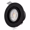 HLW LED Brinton Dimmable LED Spotlight 7W - Recessed LED Downlight Warm White 2700-3000K Black HLW LED Brinton Dimmable LED Spotlight 7W - Recessed LED Downlight Warm White 2700-3000K Black