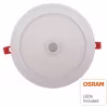 ronde slanke witte LED downlight 24W met ingebouwde PIR bewegingssensor en neutraal wit licht 4000K ronde slanke witte LED downlight 24W met ingebouwde PIR bewegingssensor en neutraal wit licht 4000K