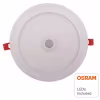 slanke ronde LED downlight 20W met PIR bewegingssensor koud wit licht 5700K inbouwmodel slanke ronde LED downlight 20W met PIR bewegingssensor koud wit licht 5700K inbouwmodel