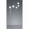 HLW LED LED Vloerlamp Trion Torry - 5-lichts met 28W LED, Mat Nikkel & Aluminium HLW LED LED Vloerlamp Trion Torry - 5-lichts met 28W LED, Mat Nikkel & Aluminium