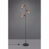 HLW LED Zwarte LED Vloerlamp Trion Yosh met 3 E14 Lichtpunten en Voetschakelaar HLW LED Zwarte LED Vloerlamp Trion Yosh met 3 E14 Lichtpunten en Voetschakelaar