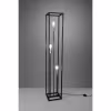 HLW LED Zwarte LED Vloerlamp Trion Kandin - 3 E27 Fittingen, Vierkant & Energiezuinig HLW LED Zwarte LED Vloerlamp Trion Kandin - 3 E27 Fittingen, Vierkant & Energiezuinig