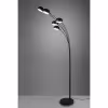 HLW LED LED Vloerlamp Trion Ditora - Zwarte Vloerlamp met 5x E14 Fitting en Aluminium HLW LED LED Vloerlamp Trion Ditora - Zwarte Vloerlamp met 5x E14 Fitting en Aluminium
