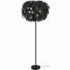 HLW LED LED Floor Lamp Trion Lovy - Stylish Black Floor Lamp with Gold Accents, 3-light HLW LED LED Floor Lamp Trion Lovy - Stylish Black Floor Lamp with Gold Accents, 3-light