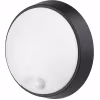 Ronde zwarte LED wandlamp met sensor 20W 1600 lumen 4500K modern design Ronde zwarte LED wandlamp met sensor 20W 1600 lumen 4500K modern design