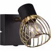 HLW LED LED Wandspot Zwart-Goud - Elegante LED Lamp, Vloerlamp en Spot HLW LED LED Wandspot Zwart-Goud - Elegante LED Lamp, Vloerlamp en Spot