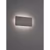 Zwarte dimbare LED wandlamp van beton met 9W vermogen en warm wit licht 2700–3000K Zwarte dimbare LED wandlamp van beton met 9W vermogen en warm wit licht 2700–3000K