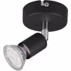 HLW LED LED Wandspot Trion Pamo - Mat Zwart Aluminium - GU10 Fitting, LED Spot HLW LED LED Wandspot Trion Pamo - Mat Zwart Aluminium - GU10 Fitting, LED Spot
