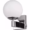 LED wandlamp | Max 10W | Chroom | E14 | Rond | Schakelaar Verlichting per ruimte LED wandlamp | Max 10W | Chroom | E14 | Rond | Schakelaar Verlichting per ruimte
