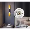 HLW LED LED Wall Lamp Matte Black/Gold Design - 4-light Up & Down LED Floor Lamp HLW LED LED Wall Lamp Matte Black/Gold Design - 4-light Up & Down LED Floor Lamp