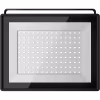 vierkante zwarte LED bouwlamp 100W met koel wit licht 6500K en hoge lichtopbrengst 8700 lumen vierkante zwarte LED bouwlamp 100W met koel wit licht 6500K en hoge lichtopbrengst 8700 lumen