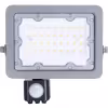 Verstelbare zwarte LED bouw- en wandlamp met sensor 30W 2700 lumen 4000K waterdicht IP65 Verstelbare zwarte LED bouw- en wandlamp met sensor 30W 2700 lumen 4000K waterdicht IP65