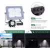HLW LED LED Bouwlamp 20W Waterdicht IP65 - Verstelbaar met Sensor Helder Koud Wit 6500K HLW LED LED Bouwlamp 20W Waterdicht IP65 - Verstelbaar met Sensor Helder Koud Wit 6500K
