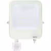 LED Bouwlamp met Bewegingssensor - Waterdichte Witte Vloerlamp IP65 Buitenverlichting LED Bouwlamp met Bewegingssensor - Waterdichte Witte Vloerlamp IP65 Buitenverlichting