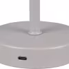 HLW LED LED Tafellamp met Oplaadbare Batterijen - Trion Elf - 1.5W - Warm Wit 3000K - Grijs - Metaal HLW LED LED Tafellamp met Oplaadbare Batterijen - Trion Elf - 1.5W - Warm Wit 3000K - Grijs - Metaal