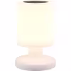 LED Tafellamp op Zonne-energie - Solar Tafellamp - Trion Silvin - USB Oplaadbaar - Warm Wit 3000K - Spatwaterdicht IP44 - Rond - Wit Binnenverlichting LED Tafellamp op Zonne-energie - Solar Tafellamp - Trion Silvin - USB Oplaadbaar - Warm Wit 3000K - Spatwaterdicht IP44 - Rond - Wit Binnenverlichting