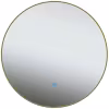 Ronde gouden LED-spiegel 40cm met dimbare verlichting, 3 kleurtemperaturen en ingebouwde verwarming Ronde gouden LED-spiegel 40cm met dimbare verlichting, 3 kleurtemperaturen en ingebouwde verwarming