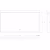 Wiesbaden LED Mirror 120x60cm | 30W | Dimmable & Heated | Black Wiesbaden LED Mirror 120x60cm | 30W | Dimmable & Heated | Black