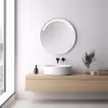 Ronde LED badkamerspiegel 60cm met 12W neutraalwit licht en waterbestendige IP44-behuizing Ronde LED badkamerspiegel 60cm met 12W neutraalwit licht en waterbestendige IP44-behuizing