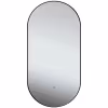HLW LED LED Mirror 40x75cm | 18W | Black | Dimmable | Heating HLW LED LED Mirror 40x75cm | 18W | Black | Dimmable | Heating
