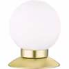 LED Tafellamp - Trion Princy - 3W - Warm Wit 3000K - Dimbaar - Rond - Mat Goud - Aluminium Verlichting per ruimte LED Tafellamp - Trion Princy - 3W - Warm Wit 3000K - Dimbaar - Rond - Mat Goud - Aluminium Verlichting per ruimte