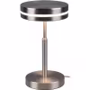 LED Tafellamp - Trion Franco - 6W - Warm Wit 3000K - Rond - Mat Nikkel - Aluminium Verlichting per ruimte LED Tafellamp - Trion Franco - 6W - Warm Wit 3000K - Rond - Mat Nikkel - Aluminium Verlichting per ruimte