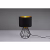 HLW LED LED Table Lamp - Table Lighting - Trion Charly - E14 Fitting - Round - Matte Black - Aluminum HLW LED LED Table Lamp - Table Lighting - Trion Charly - E14 Fitting - Round - Matte Black - Aluminum