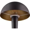 Zwarte tafellamp met gouden accenten, E14 fitting, warm wit licht 3000K, 4.9W, 470 lumen Zwarte tafellamp met gouden accenten, E14 fitting, warm wit licht 3000K, 4.9W, 470 lumen