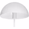 Ronde mat witte LED tafellamp van metaal met E27 fitting en diameter van 30 cm Ronde mat witte LED tafellamp van metaal met E27 fitting en diameter van 30 cm