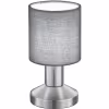 LED Tafellamp - Tafelverlichting - Trion Garno - E14 Fitting - Rond - Mat Grijs - Aluminium Verlichting per ruimte LED Tafellamp - Tafelverlichting - Trion Garno - E14 Fitting - Rond - Mat Grijs - Aluminium Verlichting per ruimte