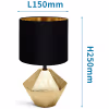 HLW LED LED Table Lamp Aigi Uynimo - Round, Matte Black/Gold Ceramic HLW LED LED Table Lamp Aigi Uynimo - Round, Matte Black/Gold Ceramic