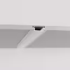 Zilver aluminium LED strip profiel Velvalux Profi 1 meter lang 24,7 mm breed 7 mm dik inbouwmodel Zilver aluminium LED strip profiel Velvalux Profi 1 meter lang 24,7 mm breed 7 mm dik inbouwmodel