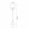 Ronde rode stoffen LED hanglamp Turno met mat oppervlak en E27 fitting, modern design, 60W vermogen Ronde rode stoffen LED hanglamp Turno met mat oppervlak en E27 fitting, modern design, 60W vermogen