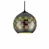 LED Hanglamp 3D Glas Rond - Spectra Chroom, E27, Verstelbaar Verlichting per ruimte LED Hanglamp 3D Glas Rond - Spectra Chroom, E27, Verstelbaar Verlichting per ruimte