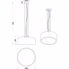 HLW LED LED Hanglamp Trion Barnon - Mat Wit Aluminium, 4-lichts met E27 fitting HLW LED LED Hanglamp Trion Barnon - Mat Wit Aluminium, 4-lichts met E27 fitting