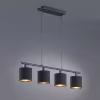 HLW LED LED Pendant Lamp Trion Torry - Matte Black LED Pendant Lamp with Aluminum & 4 E14 Fittings HLW LED LED Pendant Lamp Trion Torry - Matte Black LED Pendant Lamp with Aluminum & 4 E14 Fittings