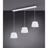 HLW LED Witte LED Hanglamp Trion Barnaness - 6-lichts, Mat Wit Aluminium, E14 HLW LED Witte LED Hanglamp Trion Barnaness - 6-lichts, Mat Wit Aluminium, E14