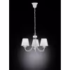 witte moderne LED hanglamp met drie lichtpunten en E14 fitting, 28W vermogen witte moderne LED hanglamp met drie lichtpunten en E14 fitting, 28W vermogen