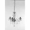 HLW LED LED Chandelier Trion Lucy - 3-light, E14 fitting, clear aluminum design HLW LED LED Chandelier Trion Lucy - 3-light, E14 fitting, clear aluminum design