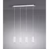 HLW LED LED Hanglamp Trion Mary - Witte LED Hanglamp met 4 GU10 lichtpunten, Mat Wit Aluminium HLW LED LED Hanglamp Trion Mary - Witte LED Hanglamp met 4 GU10 lichtpunten, Mat Wit Aluminium