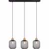 HLW LED Black LED Pendant Lamp Trion Kalim - 3 lights, E27 fitting, aluminum HLW LED Black LED Pendant Lamp Trion Kalim - 3 lights, E27 fitting, aluminum