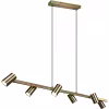 LED Hanglamp Trion Milona - 6-lichts Mat Goud - GU10 Verlichting per ruimte LED Hanglamp Trion Milona - 6-lichts Mat Goud - GU10 Verlichting per ruimte