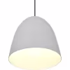 moderne matgrijze LED hanglamp met E27 fitting en 40W vermogen voor sfeervolle verlichting moderne matgrijze LED hanglamp met E27 fitting en 40W vermogen voor sfeervolle verlichting