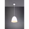 HLW LED Stijlvolle LED Hanglamp Trion Lopez - Witte LED Hanglamp met E27 Fitting, Mat Wit Aluminium HLW LED Stijlvolle LED Hanglamp Trion Lopez - Witte LED Hanglamp met E27 Fitting, Mat Wit Aluminium