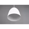 HLW LED Stijlvolle LED Hanglamp Trion Lopez - Witte LED Hanglamp met E27 Fitting, Mat Wit Aluminium HLW LED Stijlvolle LED Hanglamp Trion Lopez - Witte LED Hanglamp met E27 Fitting, Mat Wit Aluminium