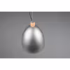 HLW LED LED Pendant Lamp Trion Jaguar - Matte Nickel Aluminum, E27 Fitting, Up to 60W LED HLW LED LED Pendant Lamp Trion Jaguar - Matte Nickel Aluminum, E27 Fitting, Up to 60W LED