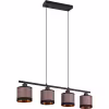 HLW LED Metal LED Pendant Lamp Trion Vamos - Black 4-light LED Pendant Lamp E14 HLW LED Metal LED Pendant Lamp Trion Vamos - Black 4-light LED Pendant Lamp E14