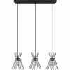 Metalen LED Hanglamp Trion Drado - Zwart Goud - 3-lichts E27 Verlichting per ruimte Metalen LED Hanglamp Trion Drado - Zwart Goud - 3-lichts E27 Verlichting per ruimte