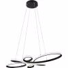 HLW LED Metal Dimmable LED Pendant Lamp 32W - Black Round Design with Neutral White HLW LED Metal Dimmable LED Pendant Lamp 32W - Black Round Design with Neutral White