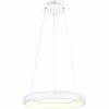 Dimbare LED Hanglamp 38W - Mat Wit & Metaal Verlichting per ruimte Dimbare LED Hanglamp 38W - Mat Wit & Metaal Verlichting per ruimte